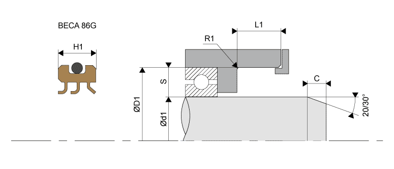Layout diagram BECA 86G