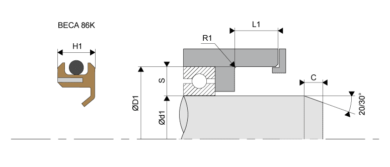 Layout diagram BECA 86K